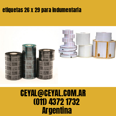 etiquetas 26 x 29 para indumentaria