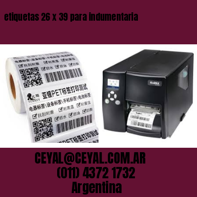 etiquetas 26 x 39 para indumentaria
