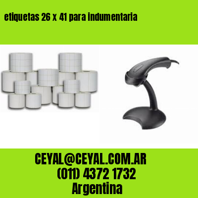 etiquetas 26 x 41 para indumentaria