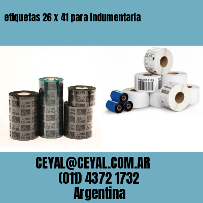 etiquetas 26 x 41 para indumentaria