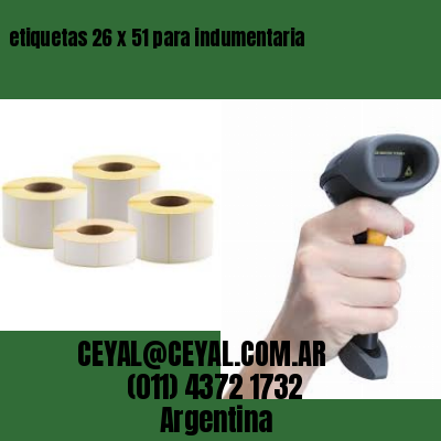 etiquetas 26 x 51 para indumentaria
