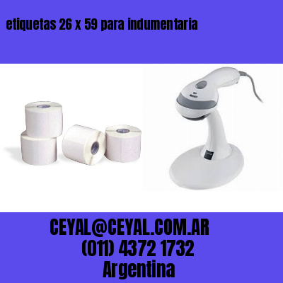 etiquetas 26 x 59 para indumentaria