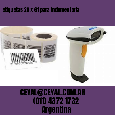 etiquetas 26 x 61 para indumentaria