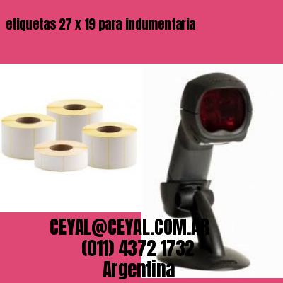 etiquetas 27 x 19 para indumentaria