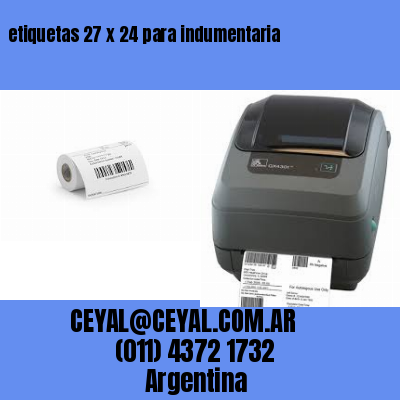 etiquetas 27 x 24 para indumentaria