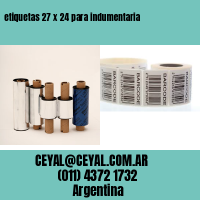 etiquetas 27 x 24 para indumentaria
