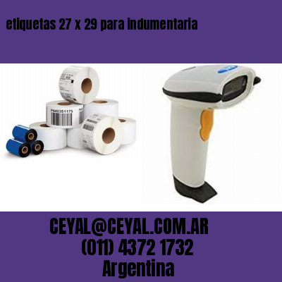 etiquetas 27 x 29 para indumentaria