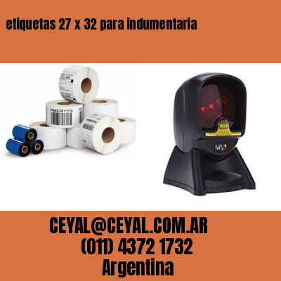 etiquetas 27 x 32 para indumentaria