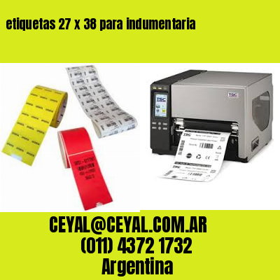 etiquetas 27 x 38 para indumentaria