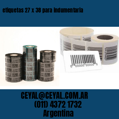 etiquetas 27 x 38 para indumentaria