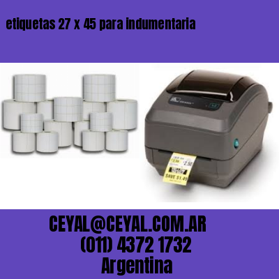 etiquetas 27 x 45 para indumentaria