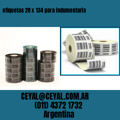 etiquetas 28 x 134 para indumentaria