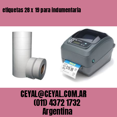 etiquetas 28 x 19 para indumentaria