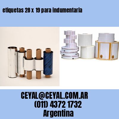 etiquetas 28 x 19 para indumentaria