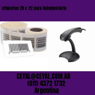etiquetas 28 x 22 para indumentaria
