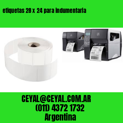 etiquetas 28 x 24 para indumentaria