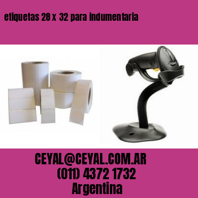 etiquetas 28 x 32 para indumentaria