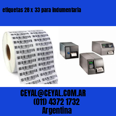 etiquetas 28 x 33 para indumentaria