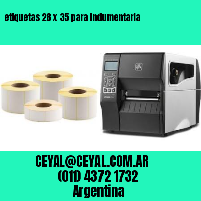 etiquetas 28 x 35 para indumentaria