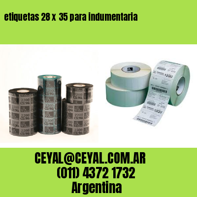 etiquetas 28 x 35 para indumentaria