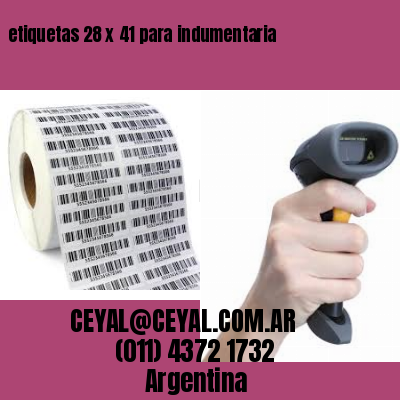 etiquetas 28 x 41 para indumentaria
