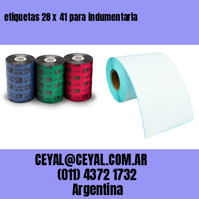 etiquetas 28 x 41 para indumentaria
