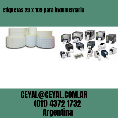 etiquetas 29 x 109 para indumentaria