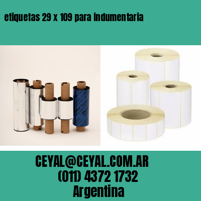 etiquetas 29 x 109 para indumentaria