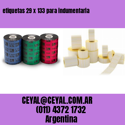 etiquetas 29 x 133 para indumentaria