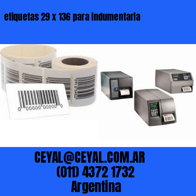 etiquetas 29 x 136 para indumentaria