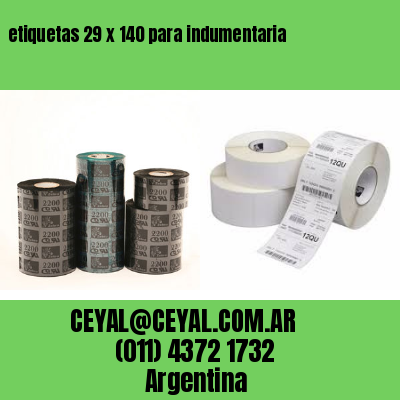 etiquetas 29 x 140 para indumentaria