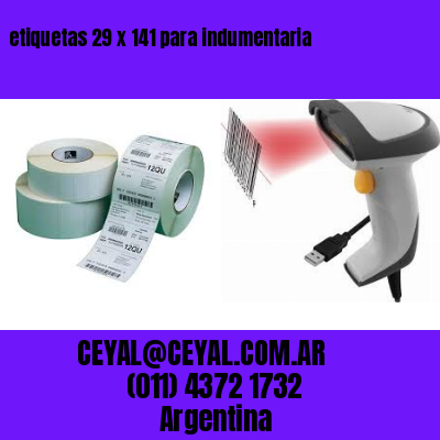etiquetas 29 x 141 para indumentaria