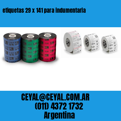 etiquetas 29 x 141 para indumentaria