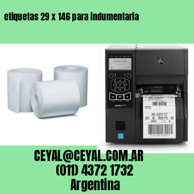 etiquetas 29 x 146 para indumentaria