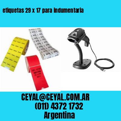 etiquetas 29 x 17 para indumentaria