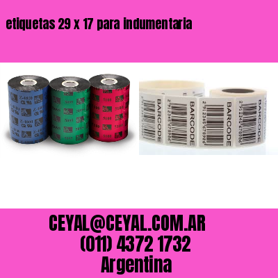 etiquetas 29 x 17 para indumentaria