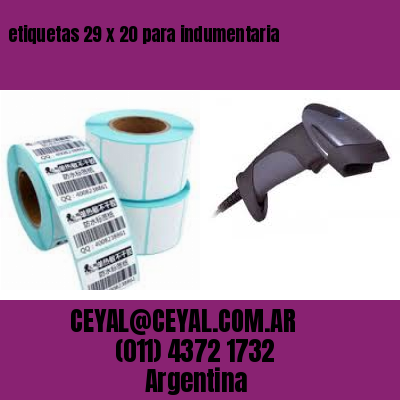 etiquetas 29 x 20 para indumentaria