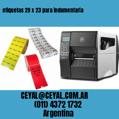 etiquetas 29 x 23 para indumentaria