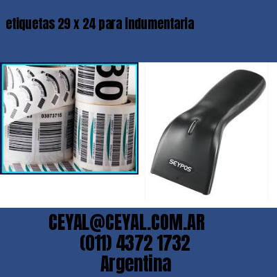 etiquetas 29 x 24 para indumentaria