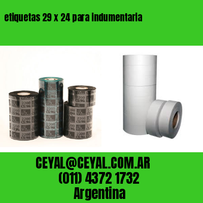 etiquetas 29 x 24 para indumentaria