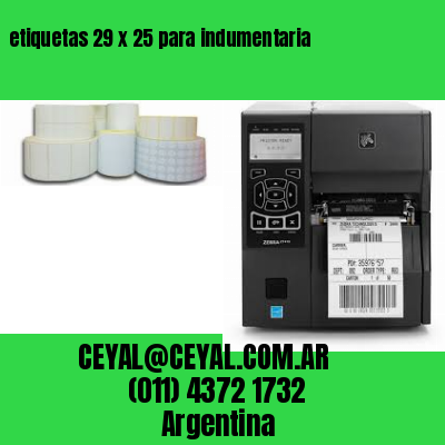 etiquetas 29 x 25 para indumentaria