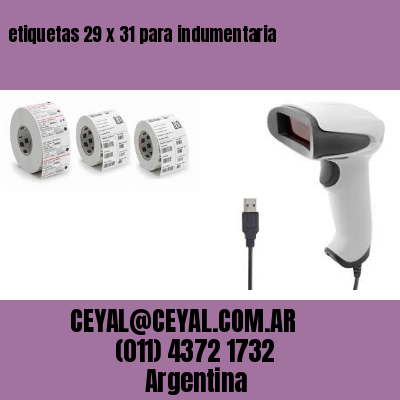 etiquetas 29 x 31 para indumentaria