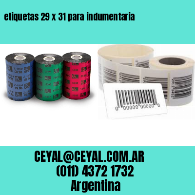 etiquetas 29 x 31 para indumentaria