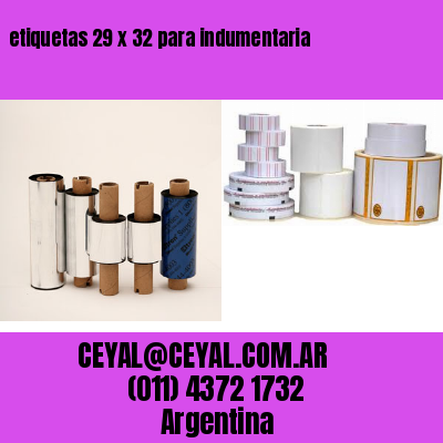 etiquetas 29 x 32 para indumentaria