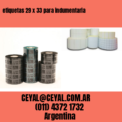 etiquetas 29 x 33 para indumentaria