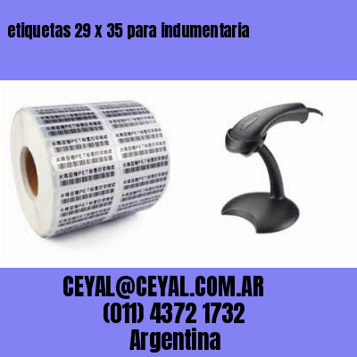 etiquetas 29 x 35 para indumentaria