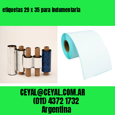 etiquetas 29 x 35 para indumentaria