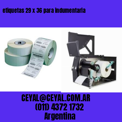 etiquetas 29 x 36 para indumentaria