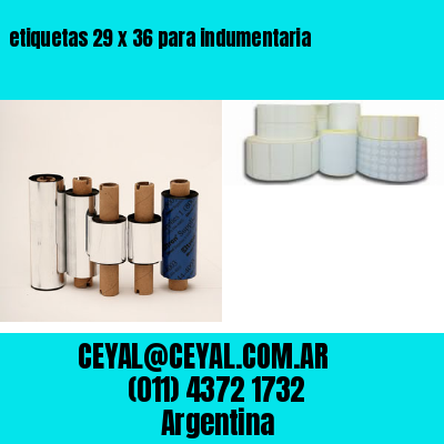 etiquetas 29 x 36 para indumentaria