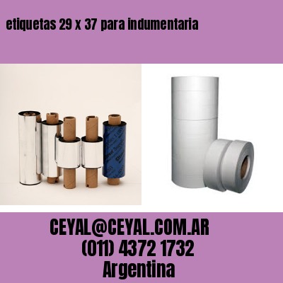 etiquetas 29 x 37 para indumentaria